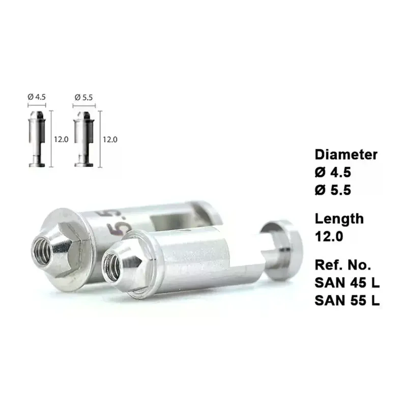 High Quality Titanium Alloy Analog Multi-Unit Dental Factory Lab For Dental Scan Body Abutment High Bone Metal
