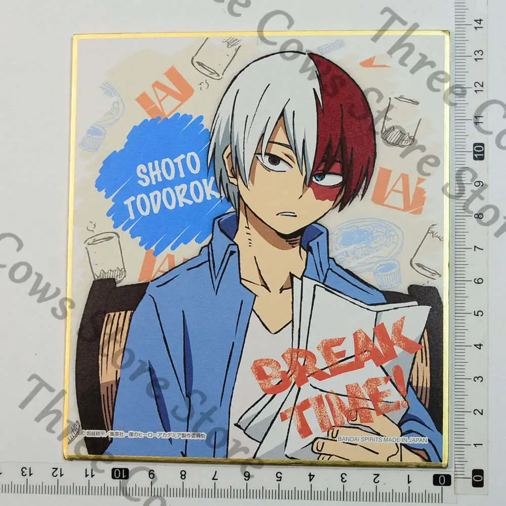 

Подлинное аниме «Мой герой Академии Тодороки Шото», косплей, мультяшный цветной бумажный орнамент, аксессуар, талисман, рождественский подарок Ambitus