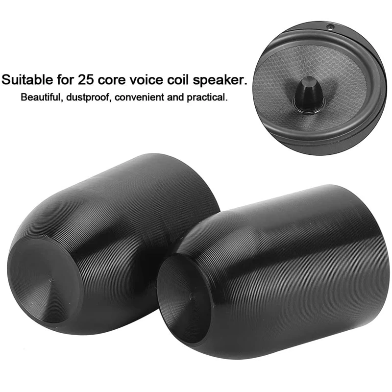 2PCS Aluminum Protective Sleeve Dustproof Cover Dust Cap For Speaker Repair Parts Accessories
