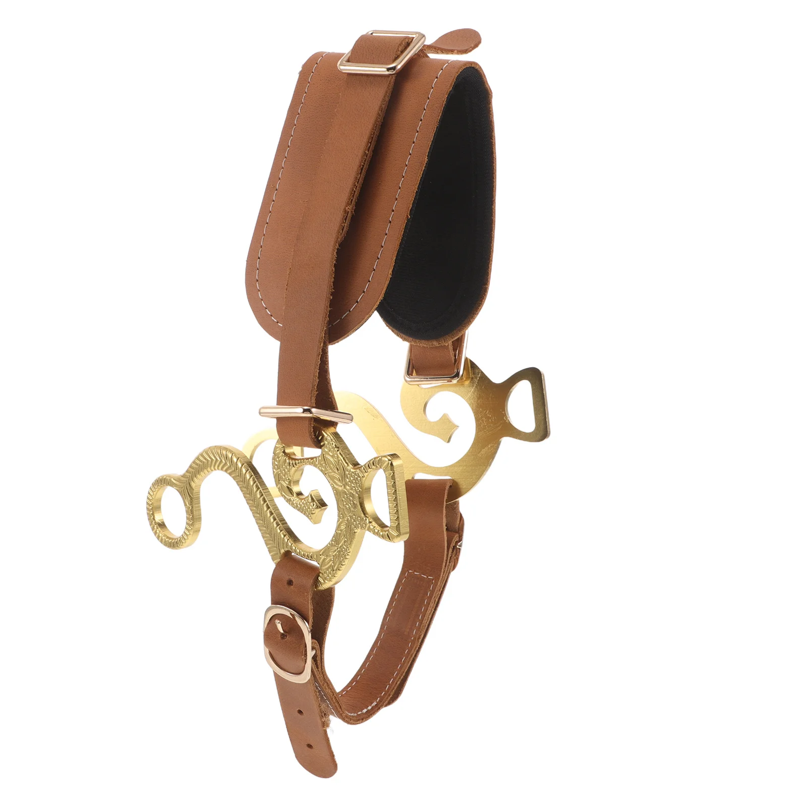 

Adjustable Pu Bitless Bridle Soft Padded Horse Tack For Training Trail Riding Jumping Durable Equestrian