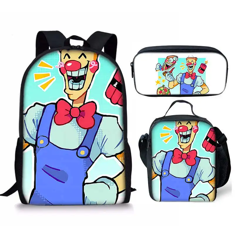 

Хип-хоп популярная пицца башня 3D принт 3 шт./компл. школьные сумки для ноутбука рюкзак рюкзак через плечо сумка для обеда пенал