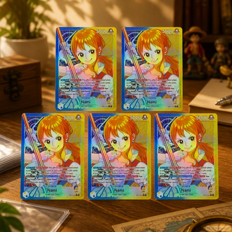 Nami OP11-041 en DIY OPCG Collection Cards Self Made Single Card Classic Game Anime Card Gift Toy 5PCS 10PCS Set