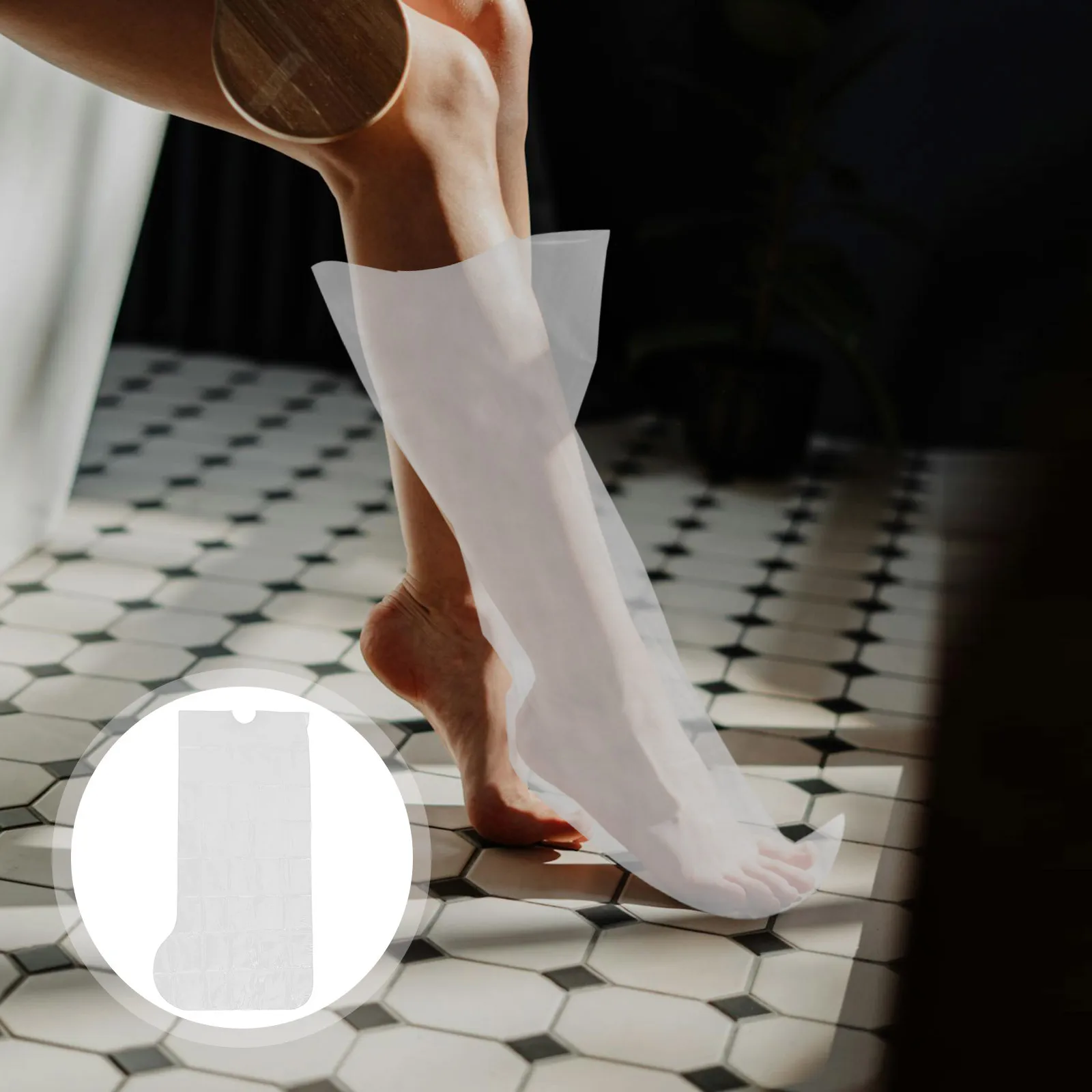 

Waterproof Leg Cast Cover Shower Reusable Foot Protector Broken Long Cast Bag Foot Ankle Burns Wounds Waterproof Boot Covers