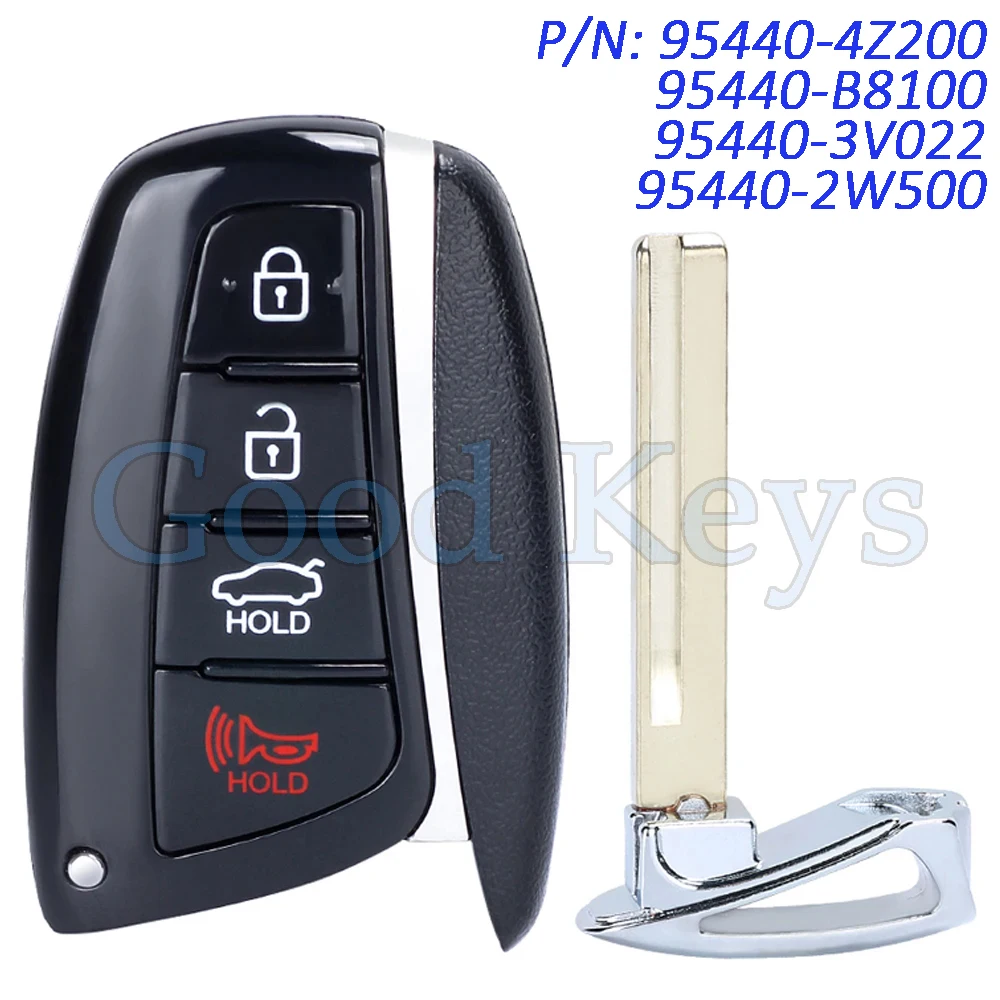 

95440-4Z200 95440-B8100 95440-2W500 95440-3V022 for Hyundai Santa Fe Sport 2013 2014 2015 2016 2017 2018 Smart Remote Key Fob