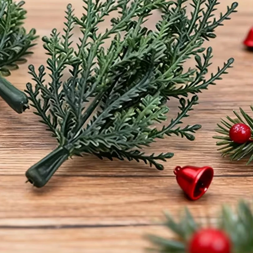 

30/60 Pieces Artificial Plants Home Room Decor Accessories Christmas Wreath Photo Frame Ornaments Scrapbook Wedding Bridal Trees