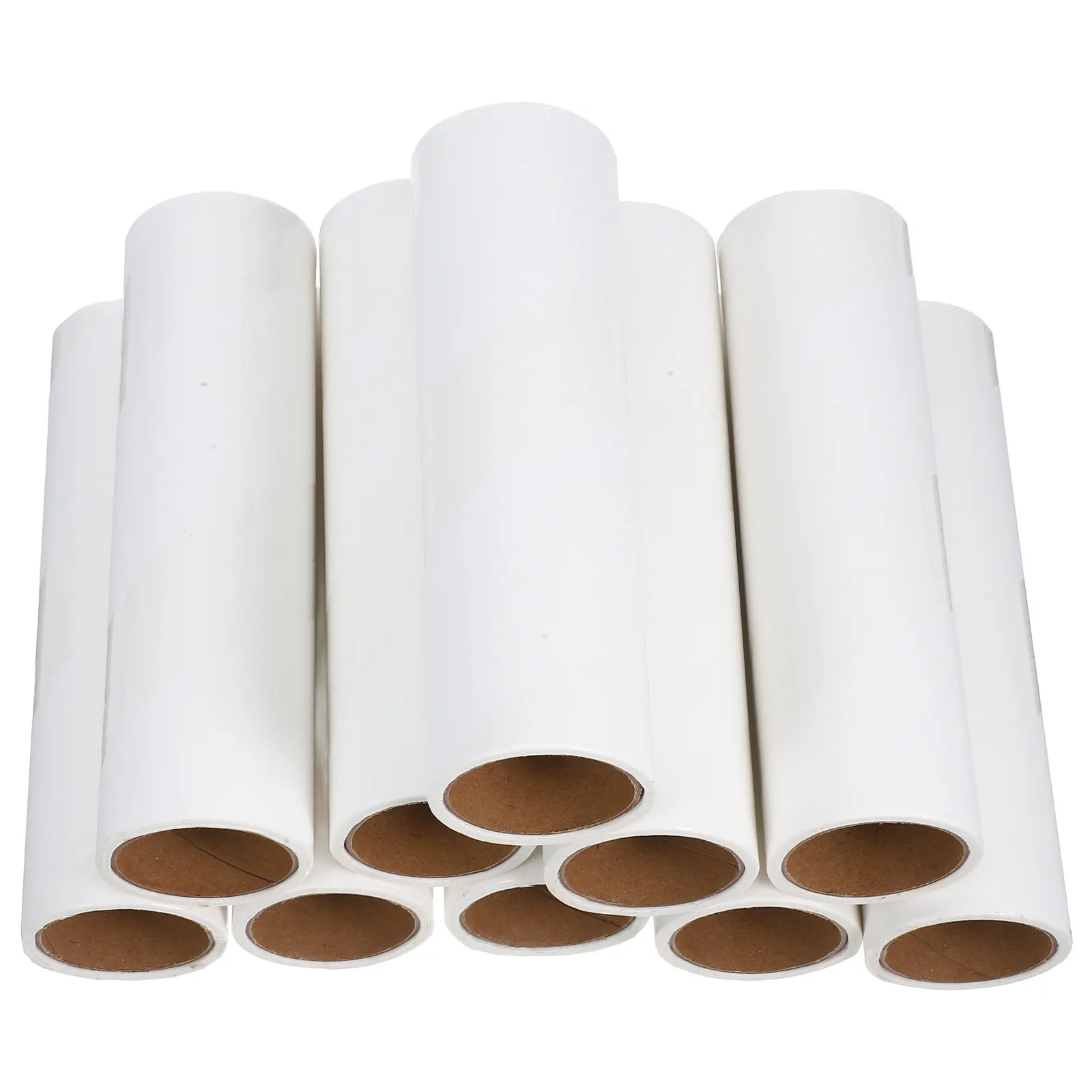 

10 рулонов сменных блоков для роликов отворачивателей ворса, сердечник 38 мм, 50 листов в рулоне, многоразовые, с особо липким клеем, для обивки, автомобильных сидений, одежды