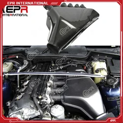 Carbon Fiber Intake For BMW 92-99 E36 M3 3 Series 2 Door Coupe Convertible 4 Door Sedan Box Glossy Fibre Engine Air Vent Duct