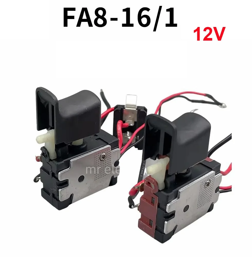 FA8-16/1 Electric Tool Steel Cutting Machine Switch Accessories 10A With Lock Switch Silver Contact Saw Aluminum Machine Switch