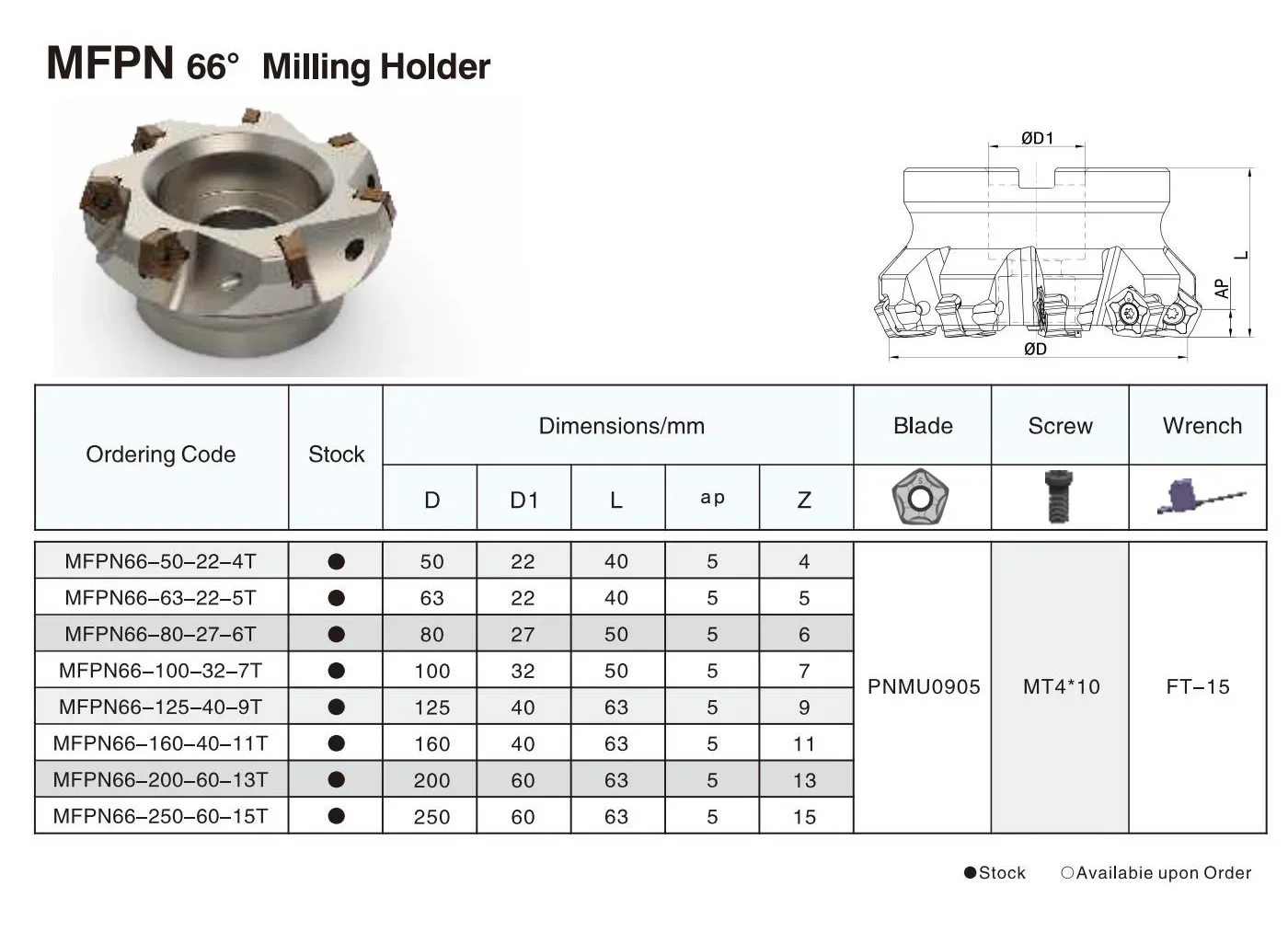 High Quality Carbide End Customizable CNC Face Milling Cutter Machine Accessories OEM for Metal