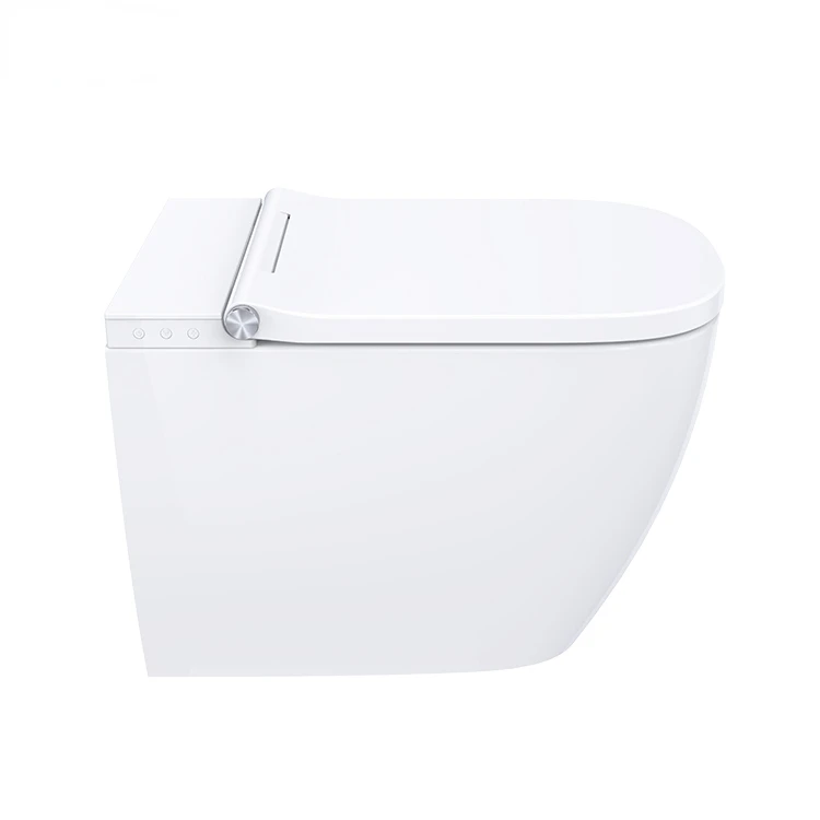 Factory supply white one piece elongated Floor Mounted Ceramic toilet bowl