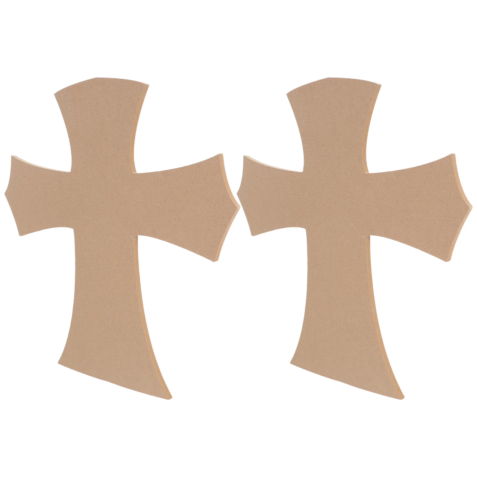 

2Pcs Mosaic Coaster Blank Wood Plaque Base Trays Cross Design Drink Saucer Tray Plant Holder DIY Painting Tiles Craft