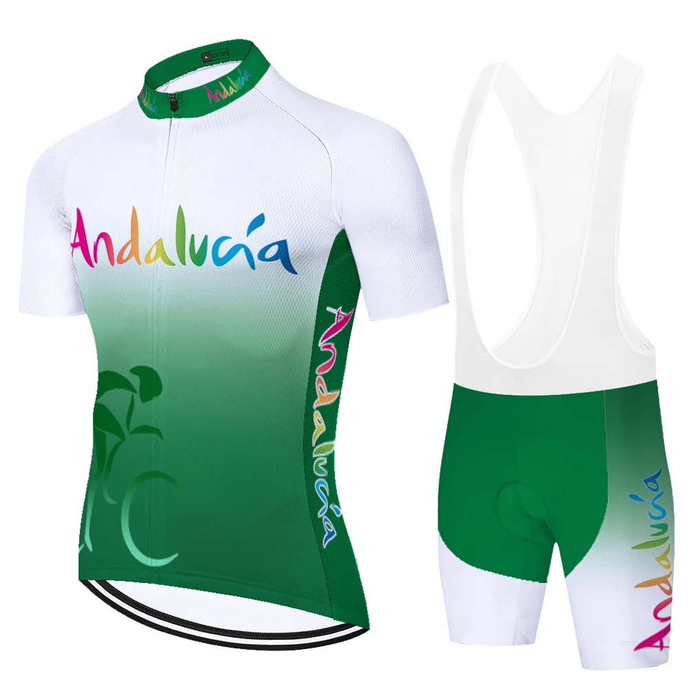 2023 new ANDALUCIA cycling jersey spain equipacion ciclismo hombre 20D gel summer quick dry completi ciclismo estivo uomo