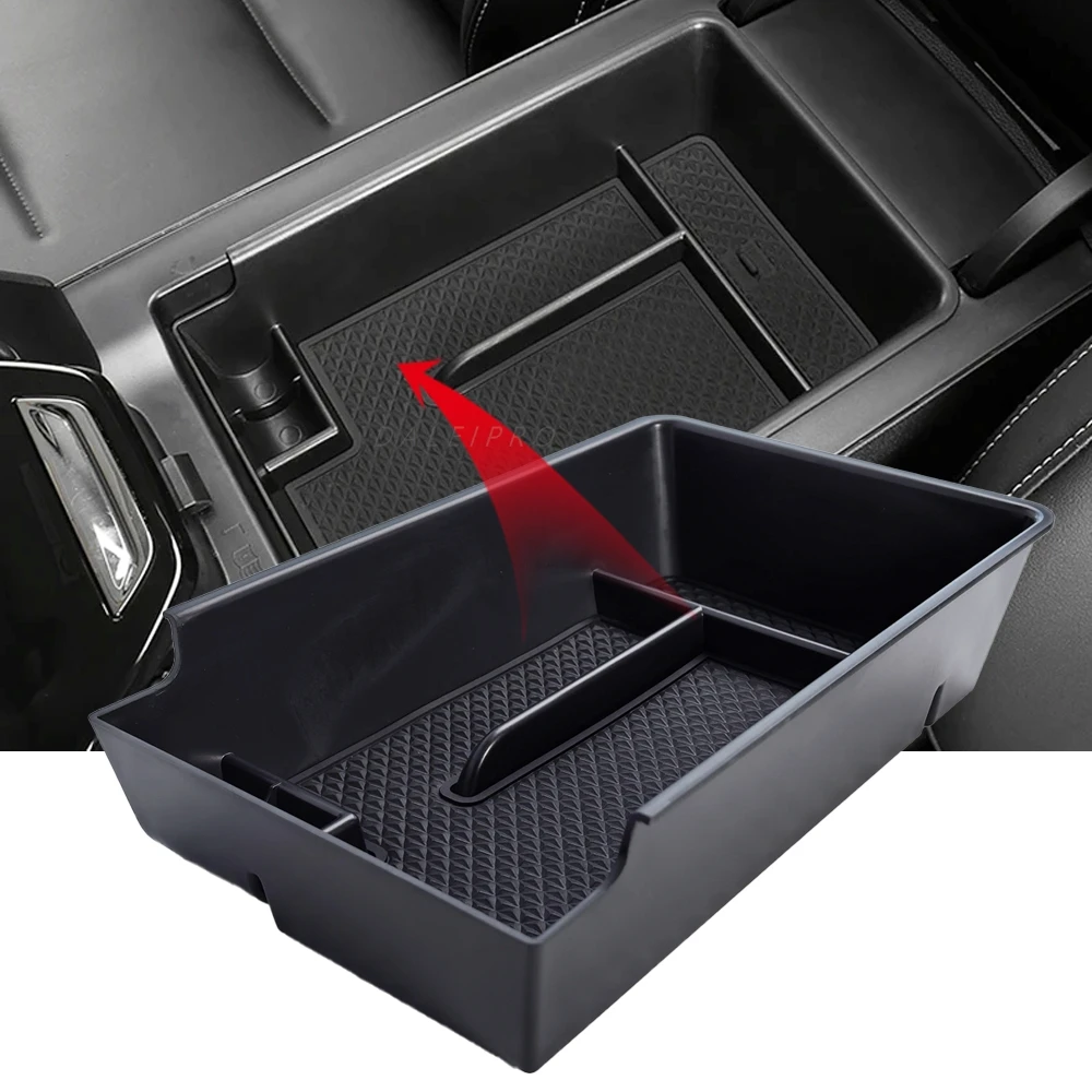 For Haval H6 3rd Gen GT 2021-2024 HEV PHEV Armrest Storage Box Center Console Organize Tray Central Tidying Interior Accessories