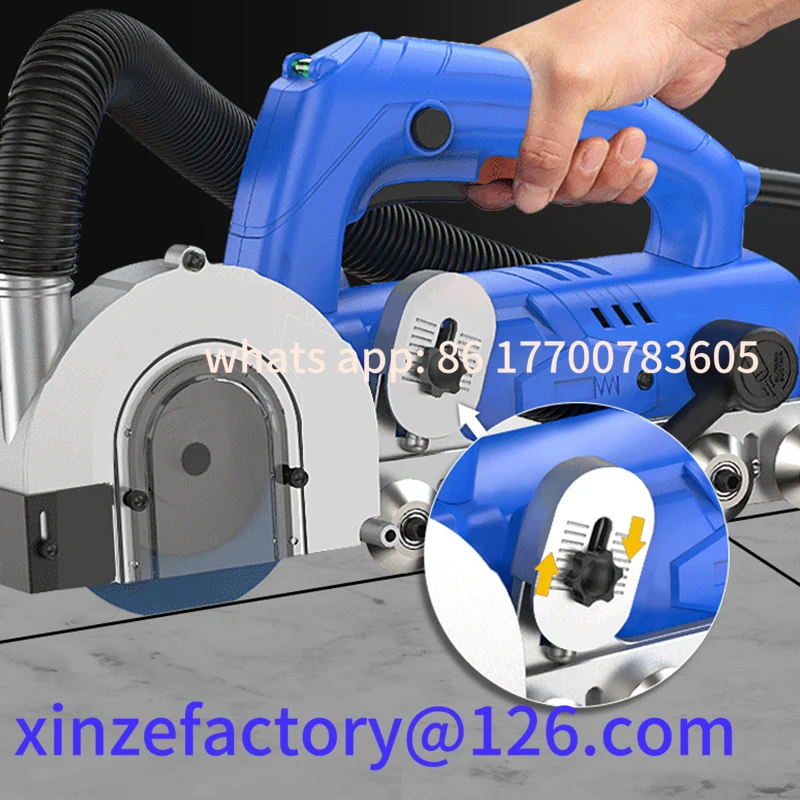 

Customizable 1200W Electric Seam Cleaner Seam Construction Tools Dustless Porcelain Floor Tile Seam Cleaner Slotting Tool