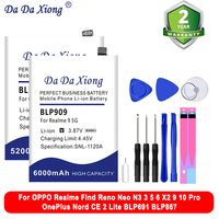 BLP565 BLP691 BLP927 Battery For OPPO Realme Oneplus Reno Find GT 4 4SE X5 5K R5 R5S 6 K9 7 8S 8T 10 BLP917 3000 3005 3007 Pro