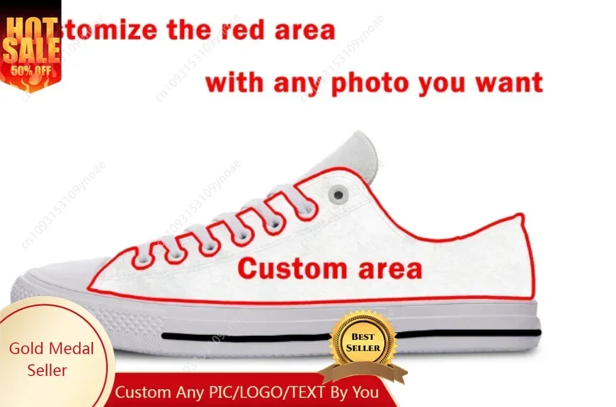 

Fashion Low Top Canvas Shoes for Women Breathable Lace-up Casual Flats Autism Awareness Cancer Mesh Sneakers Size 35-49 Tennis
