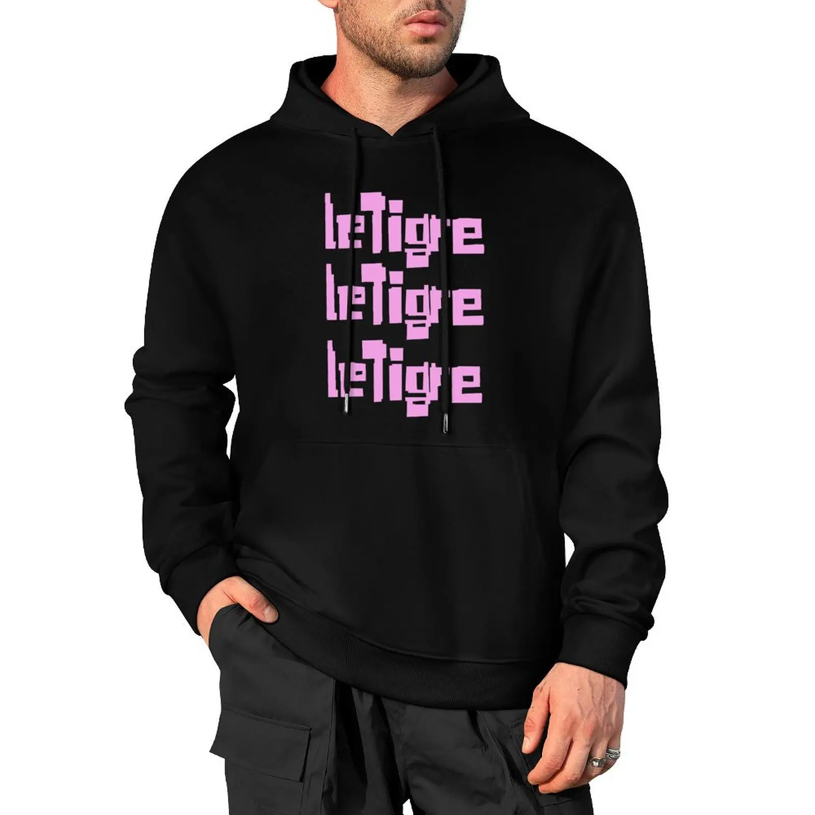 LE TIGRE DESIGN Pullover Hoodie men's sweat-shirt set male clothes hooded shirt aesthetic clothing men hoodie