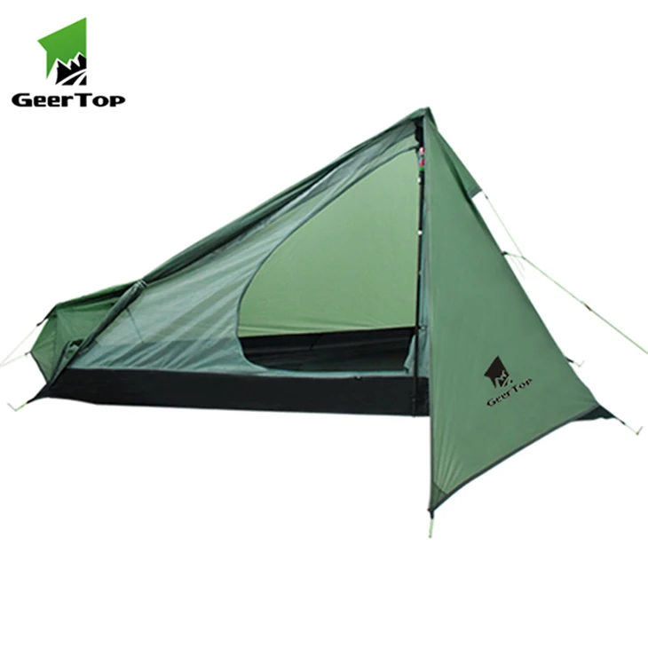 Hot Sale Geertop Ultralight nylon hiking lightweight camping gear backpacking pyramid tent