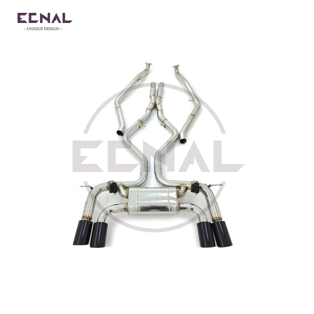 

Ecnal Exhaust System for BMW X5 X6 F15 F16 N63 4.4T 2014-2017 SS304 Car Sport Exhaust Catback Pipe with Valve Muffler