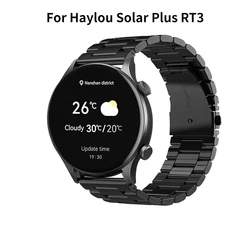 Metal Strap For Haylou Solar Plus RT3 LS16 GST Smart Watch Band Sports Belts For Haylou RS4 Plus RT2/LS02/RT/LS05s/LS04