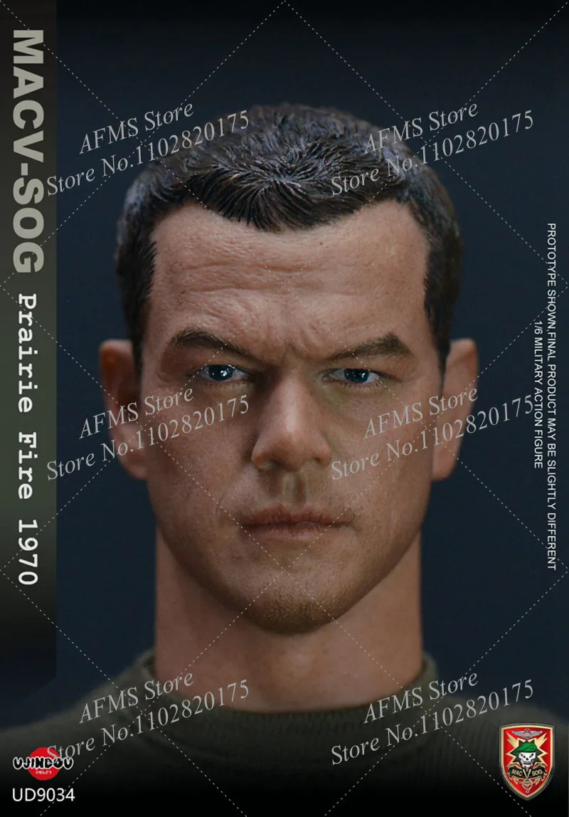 UD9034 1/6 Échelle Collection Figure Matt Damon MACV-SOG Luc enquêter 1970 Poupées Militaires 12 Pouces Hommes Soldat Action Figure Modèle