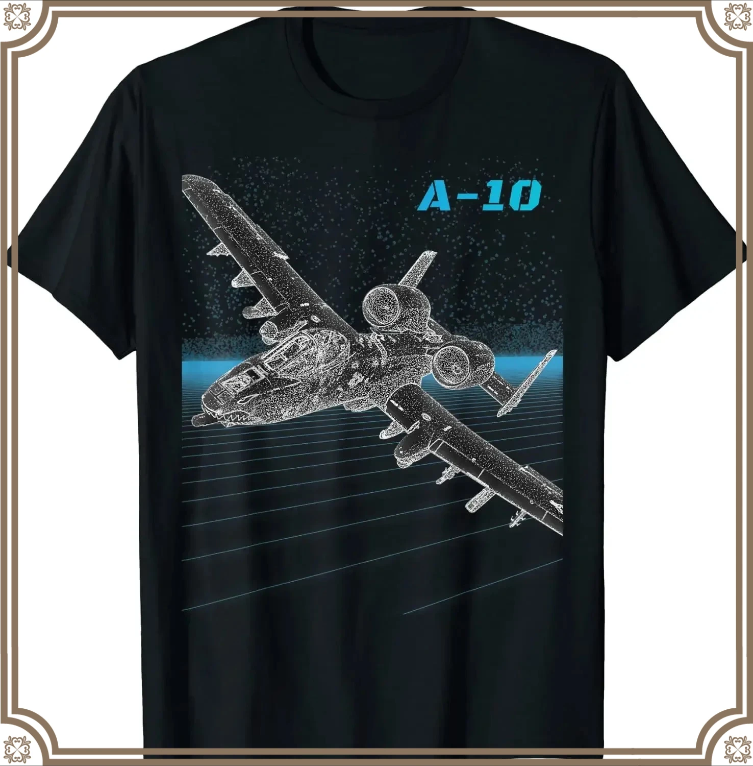 A-10 Thunderbolt II (Warthog) Attack Aircraft T-Shirt 100% Cotton O-Neck Summer Short Sleeve Casual Mens T-shirt Size S-3XL