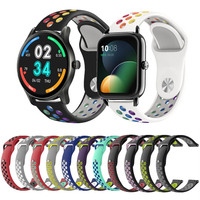 Rainbow Wrist Strap For Haylou RS4 PLUS RS3 Silicone Watchband For Haylou GS GST Lite RT 2 LS02 Replacement Bracelet Accessories