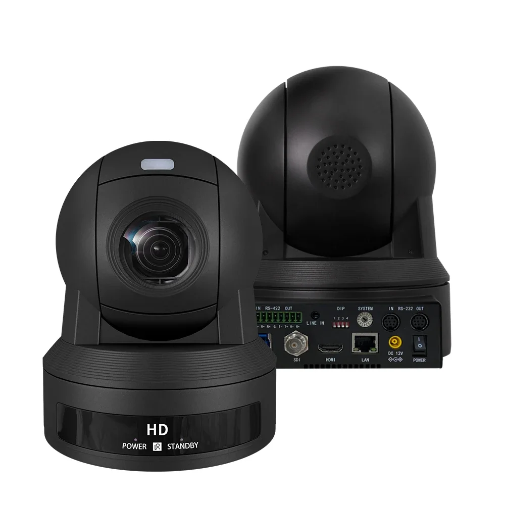 JJTS Factory Newest 1080P NDI POE HD Video Conference Camera 30x Zoom AI Tracking Live Streaming Conference System for Church