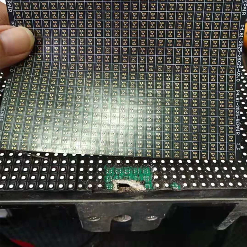 P2 series Circuit Paper,Double-sided solder pads, fully covered with large holes ,Used for repairing damaged PCB pads