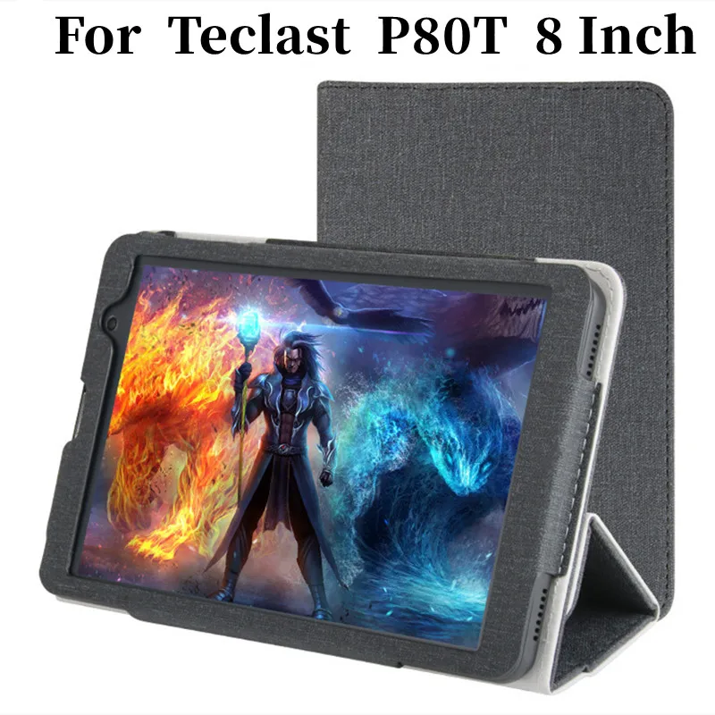 Leather Case Voor Teclast P80T 8 ''Nieuwe Smart Cover Voor Pp80t Beschermende Shell Cover Case