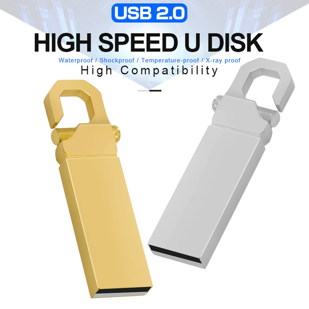 30PCS Free Custom LOGO USB Flash Drive 4GB 8GB 2.0 High Speed PenDrive 16GB 32GB 64GB Pendrive Metal Business Bidding Usb Sticks