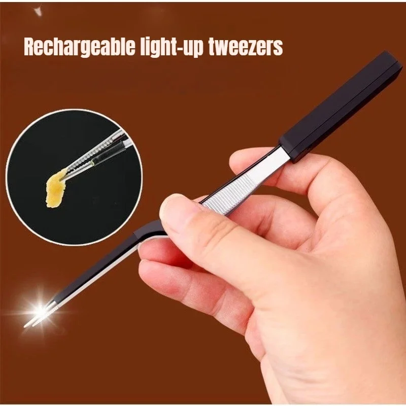 Children Ear Scoop Luminous Earwax Tweezers Silicone Advanced Visual Cerumen Hook Charging Ear Scraping Professional Tools Ears