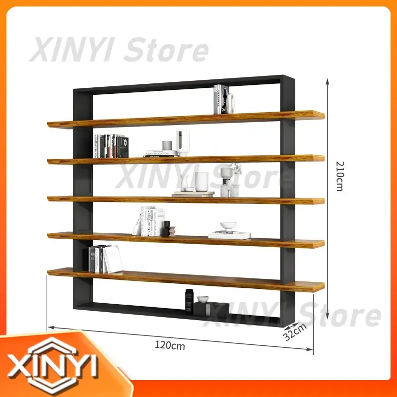 Ermeng for Multi-Layer Solid Wood Bookshelf for Wall Mount Office Display Bookcase Living Room Tea Room Floor Standing Modern