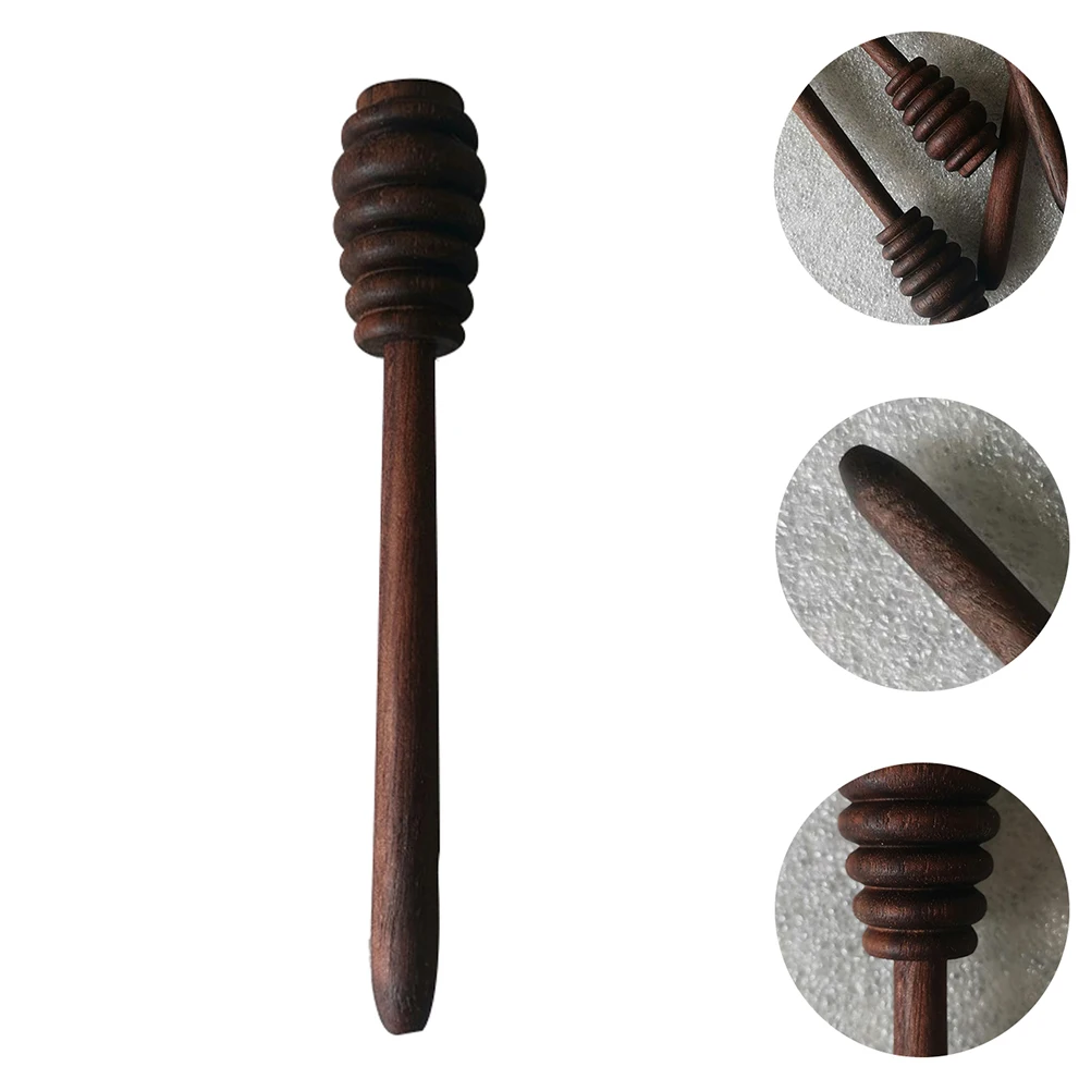 

Wood Honey Dipper Spoon Jar Dispenser Stirring Spoons Syrup Blender Honeycomb Stick Food Grade Wooden Honey Dippers Stirrer