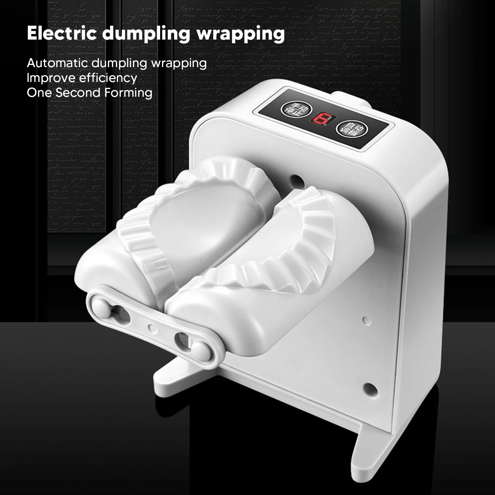 Electric Dumpling Press Mould Automatic Dual Speed Adjustment Gears Household Automatic Ravioli Mould