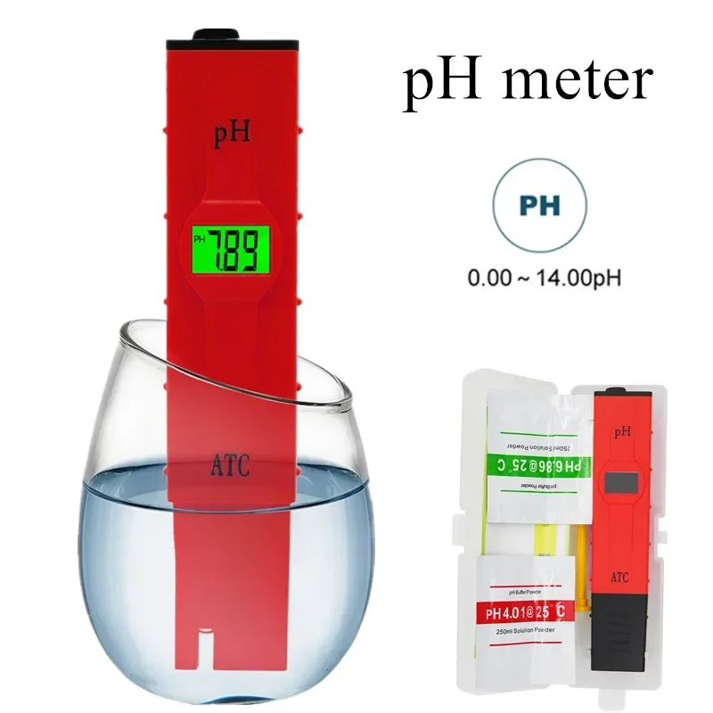 Handheld PH Meter Hight Accuracy Backlight Water Quality Tester PH Test Pocket Pen Water Detector for Drinking Water Pool