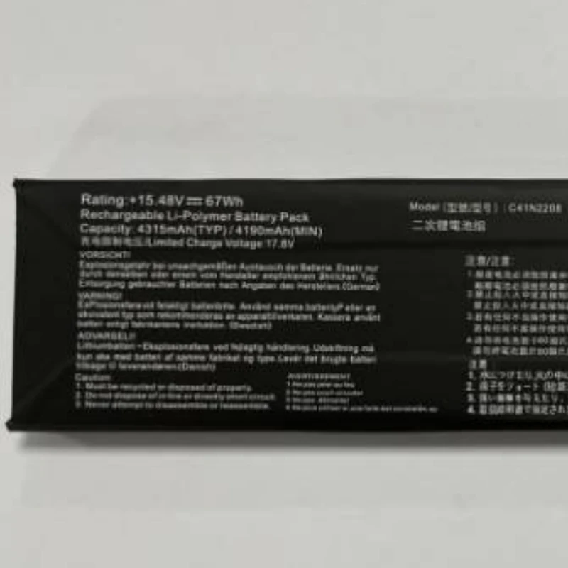 RozFaro C41N2208 Battery For Asus ROG Ally X Generation RC71L NR2301L RC71L-NH001W RC71L-NH002W RC71L-NH019W Handheld Gaming PC