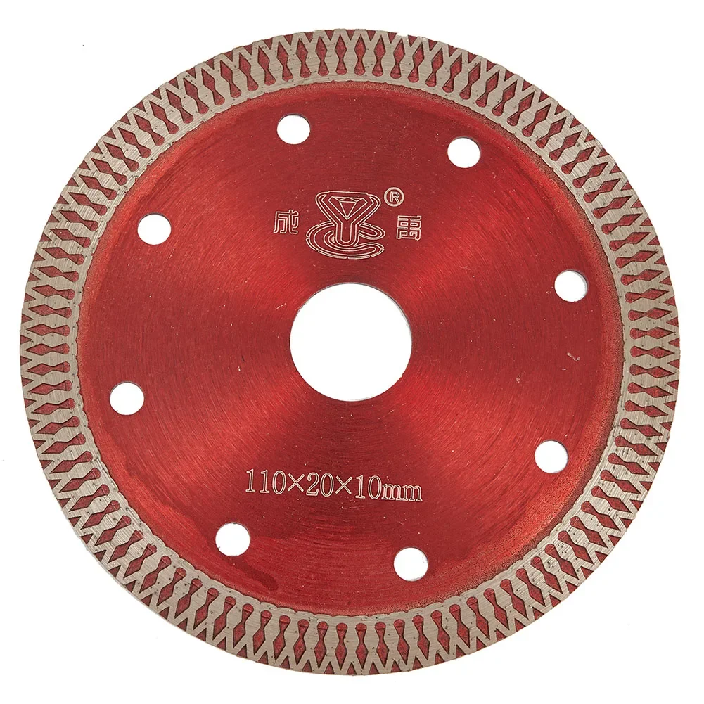 Super Thin Diamond Saw Blade Disc, Cortar Lâmina de serra para Porcellanato Tile Ceramic Cutting Stone, 110mm, 1Pc