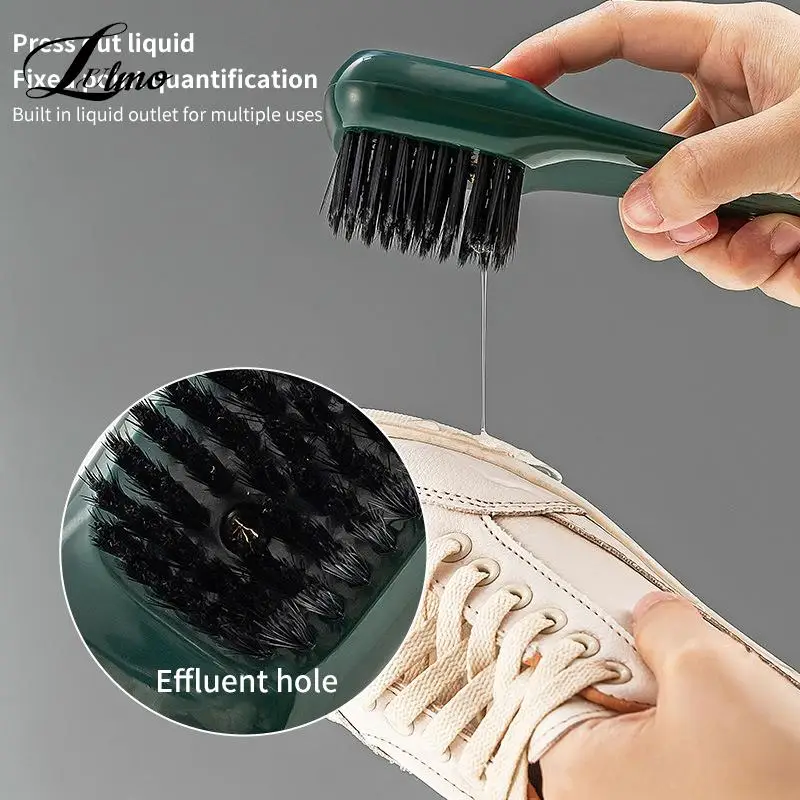 Multifunctional Cleaning Brush Soft-bristled Liquid Shoe Brush Clothes Brush Shoe Clothing Board Brush Shoe Cleaner