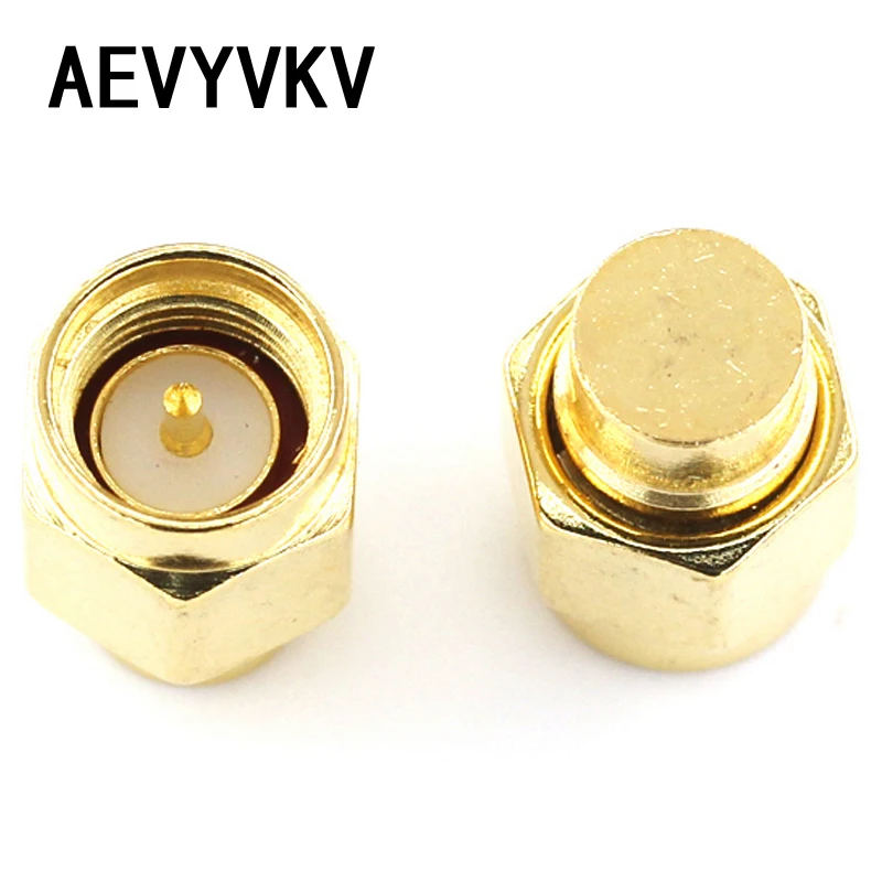 2W 6GHz 50 ohm SMA Male RF Coaxial Termination Dummy Load Gold Plated Cap Connectors Accessories