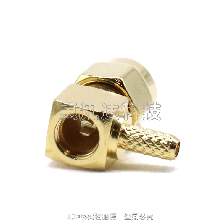 SMA-C-JW3 SMA-JW-1.5 SMA bent male inner pin crimp 50-1.5 cable, connector JW3