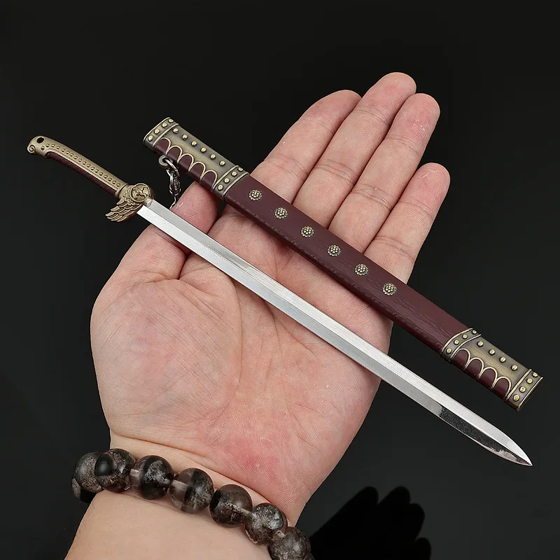 22 cm/8.66in Twin of Brothers Game Randapparatuur Modellen Handwerk Ornamenten Escape Brengen Schede Desktop Display Ornamenten Geschenken