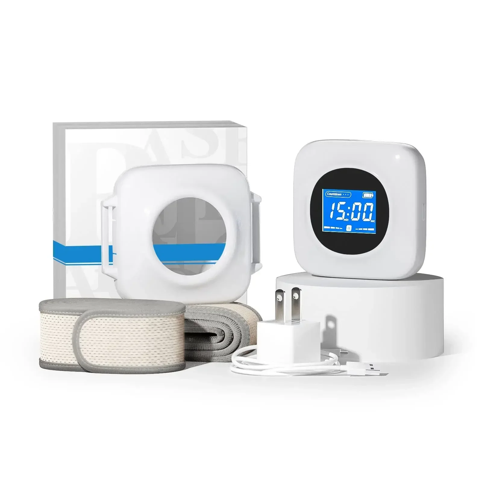 Portable Laser Therapy with LCD Infrared Light Device for Waist Lower Abdomen Neck Joints Muscles (3 x 808nm, 33 x 650nm)