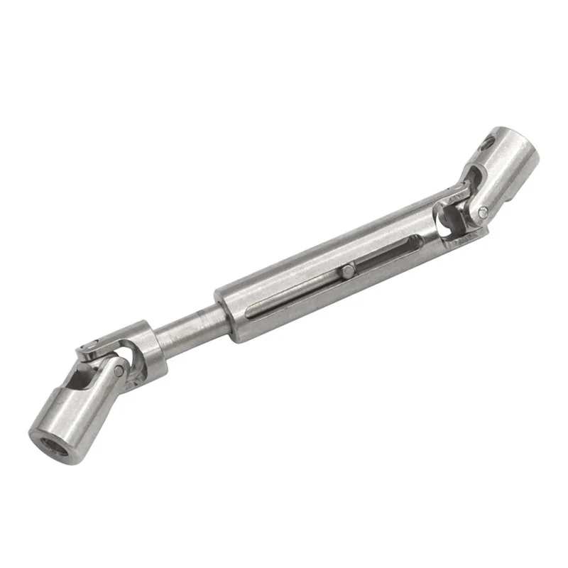 MN82 LC79 MN78 Steel Drive Shaft CVD Driveshaft With 3Mm To 4Mm Shaft Sleeve For MN-78 Cherokee MN 82 1/12 RC Car Metal Upgrade