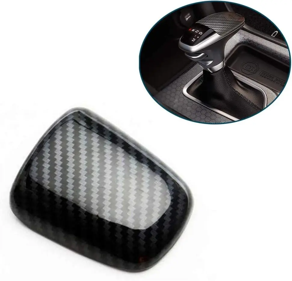 

Car Interior Gear Shift Lever Knob Cover for Dodge Challenger Charger 2015-up