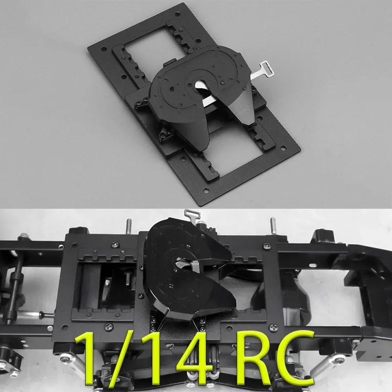 

1:14th Scale Metal Grinding Disc Base Movable Fifth Wheel for Tamiya RC Truck SCANIA 770S R620 VOLVO FH16 56360 ACTROS MAN Car