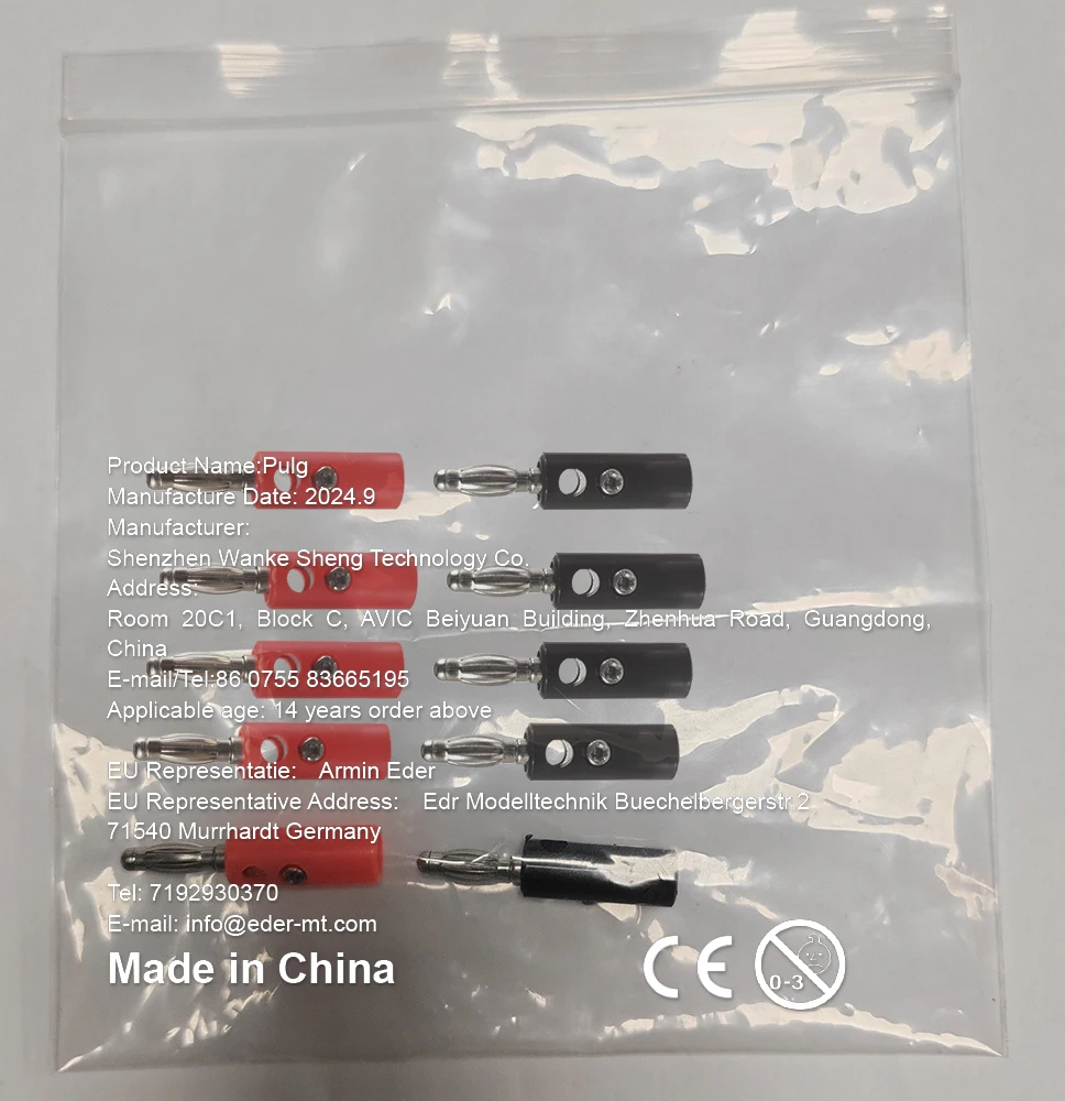 ​9IMOD 10PCS Banana Plug 4MM Banana Plug Connector Test Plug Lantern Plug For Audio Video Speaker Cable Adapter Terminal