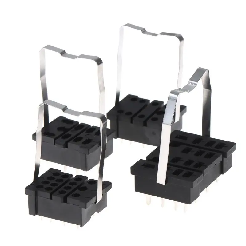 PT08-0 Bracket with 8-Pin Sockets for Professional Relay Integration in DIY Electronics Projects