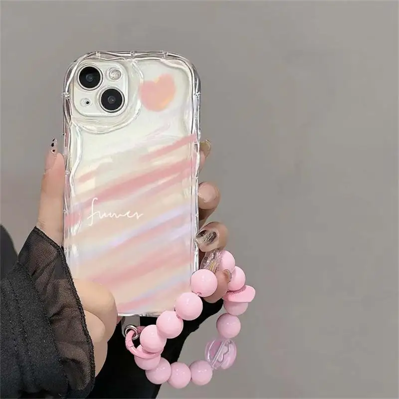 جراب مع سلسلة وسوار لـ infinix note 30 ، 40 ، pro ، 30i ، 40i ، 30 play ، ذكي 8 ، tecno ، spark ، 20 ، 20c