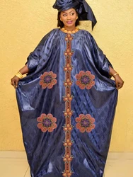 Robes de soirée noires pour femmes, vêtements de soirée nigérians, grande taille, qualité supérieure, Bazin Riche, quelque soit 2023